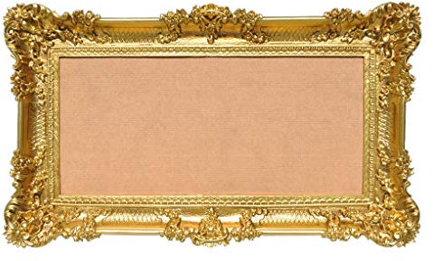 Cornice In Stile Barocco Finto Vintage Shabby Chic Foto Poster Made In Italy Cm 96X56 Vari Colori (color)