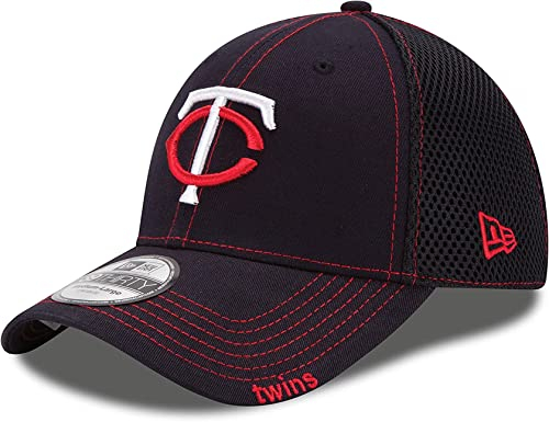 New Era MLB Neo 2 39thirty Stretch-Fit-Kappe für Erwachsene, unisex, Minnesota Zwillinge, M-L