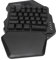 Akozon Tastiera da Gioco con Una Sola Mano Tastiere Wireless, Illuminazione RGB 2.4G ABS 35 Tasti o Lettori Computer Luce a Colori con Una Sola Mano Sinistra Gioco Ergonomico con