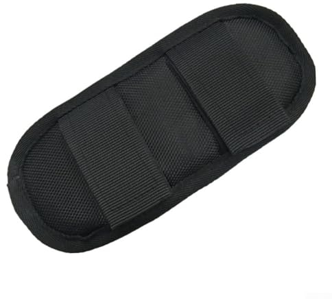 Rucksack Druckentlastung Schulterpolster, funktionaler Rucksack Schultergurt Pad atmungsaktiv Kissen Gurt Pad bemerkenswert leicht (schwarz groß)