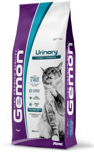 Monge - Gemon Urinary per Gatto Adulto con Pollo e Riso da 7 Kg