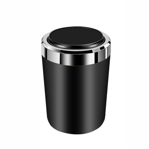 YJTYC Posacenere per Auto per VW Golf 6 GTI Golf 7 GTI Golf Tdi, Portatile Multifunzione Portacenere Autoestinguente Interni Automobilistici Accessori,Black