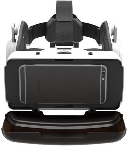 Gafas 3D Vr, lentes HD ajustables, gafas de realidad virtual 3D, auriculares y gafas para experiencia de videojuegos para niños y adultos