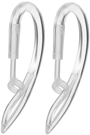 COMNESTBI 2 Piezas Gancho para el oído Auriculares Deportivos Auriculares inalámbricos Soporte para Auriculares Accesorios de Gancho para la Oreja Gel de sílice Transparent