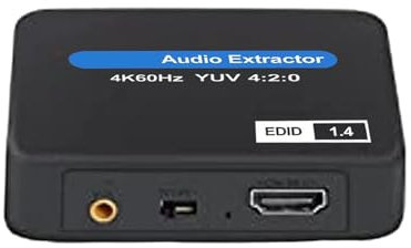 HD Audio Converter - 4K Audio Converter, Audio Extractor | El adaptador Aux, modos de audio, mejora la experiencia de TV Home Cinema, admite varios dispositivos de origen HD