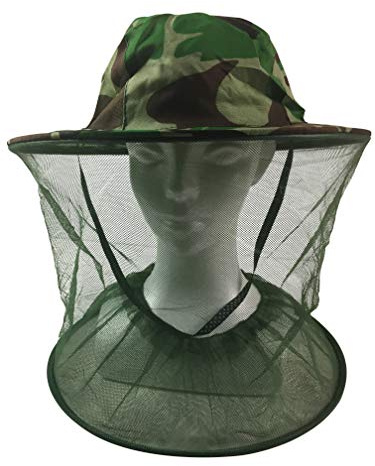Steel Workers Camouflage Mosquito Net Hat