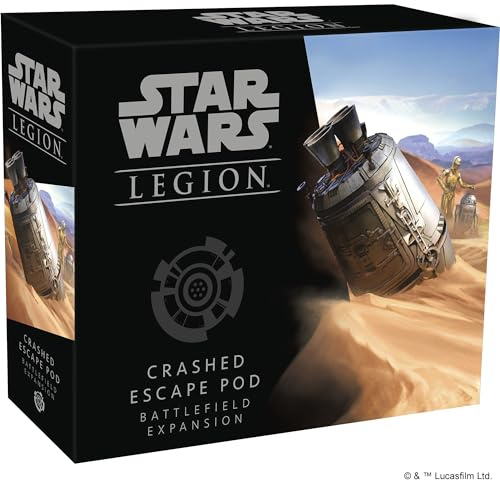 Atomic Mass Games | Star Wars Legion: Neutral Expansions: Crashed Escape Pod Battlefield Expansion | Unit Expansion | Miniatures Game | Ages 14+ | 2 Players | 90 Minutes Playing Time