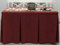 Falda o Ropa de Camilla Valeria en Chenilla 120x70x72 y a Medida (ROJA)