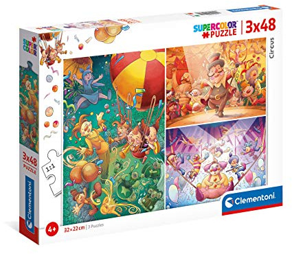 3 x 48pc Puzzle - The Circus
