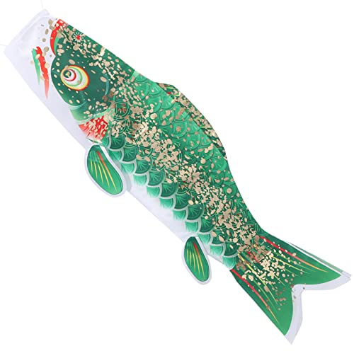 Gadpiparty Koinobori Windsock De Carpe Japonaise Décor Extérieur Jardin Chaussette À Vent Poisson Suspendue pour Cour Patio Porte Fenêtre Mur Fête Et Festival 66.00 X 21.00 X 8.00 cm