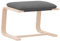 vidaXL Fußhocker Sitzhocker Beistellhocker Hocker Polsterhocker Fußschemel Schemel Fußstütze Ottomane Wohnzimmer Dunkelgrau 51x41x40cm Stoff