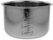 Ciieeo Olla Interior De Acero Inoxidable 304 Para Arrocera, Repuesto Universal, Capacidad 4L, FáCil De Limpiar, CoccióN RáPida, Color Plata