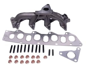 TBVPARTS Collettore Scarico 1.9 DTI 1400400QAC 1400400QAD 7700110182 8200091430 4410121 93160175 K848 Con Set Di Guarnizioni In Ferro Duttile Collettore Scarico per Vivaro Espace