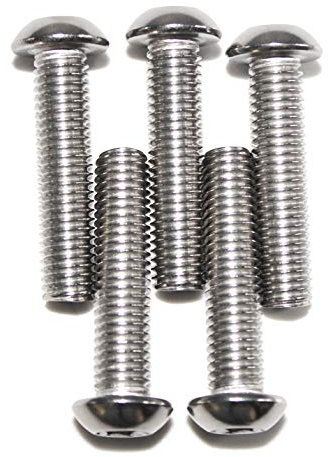 25 pezzi M3 x 35 ISO 7380 vite a testa semicircolare ISK, in acciaio inox A2