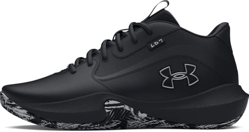 Under Armour Mixte Ua Lockdown 7 Chaussures De Basketball, Black Black Metallic Silver, 40 EU EU