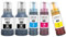 TOPRINT E102 Ink Bottles 5 Color Multipack Compatible for E102 Ink ET-2700 ET-2750 ET-2751 ET-2756 ET-2850 ET-2851 ET-2856 ET-3700 ET-3750 ET-3850 ET-4750 ET-4850 ET-4856 ET-15000 Printers