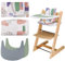 Tripp Trapp High Chair Cushion - Soft and Comfortable Seat Cover with 2 Pieces High Chair Placemat, Makes Baby Sitting More Comfortable (Light Print)