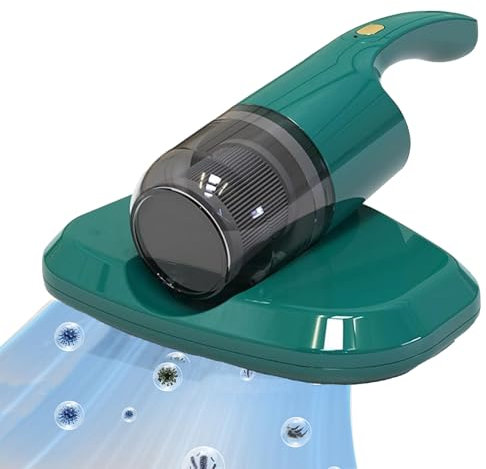 HAMON Aspirador Antiácaros para Colchones, Aspirador de Colchones Portátil, Limpiador de Colchones, Sin Cable Aspiradora Antiacaros,Aspirador UV Portátil para Colchones, Sofás, Alfombras