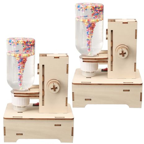 Milisten 2 Piezas Kit de Ciencia Tornado para Educativo Stem con Generador Manual Simulador de Tormentas para Aula y Aprendizaje Interactivo