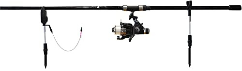 FISH-XPRO Set pesca carpa 1 canna - Kit completo con mulinello filo e accessori - Ideale per principianti - Compatto e conveniente