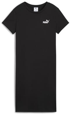 PUMA ESS - Vestido Ajustado con Logotipo n.º 1 para Mujer (Paquete de 1) S