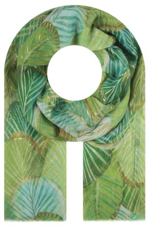 Majea Damen Halstuch Tuch Kopftuch Schal Damen-Schal Tücher Damen Stola (Grün 3) (180cm x 70cm)