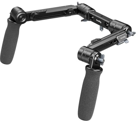 SmallRig Shoulder Rig Dual-Handle for 15mm LWS Rods, One-Tounch Rotation Shoulder Mount Rigs Support for Camera - 5205