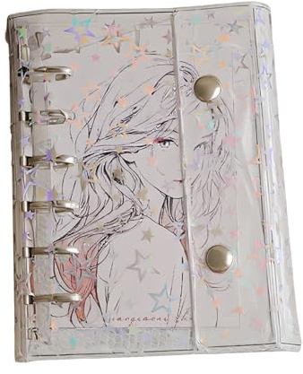 Dokumentskyddare: PVC Notebook Organisation Täckning Stjärnor Effektiv Organisation | Små Förnödenheter Organisatörer Barn Aolscent Flickor