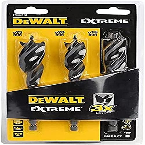 DEWALT DT90237 Juego de brocas de impacto autoalimentables Tri Flauta