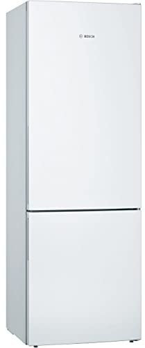 Bosch Home & Kitchen Appliances KGE49AWCAG Serie 6 Freestanding Fridge Freezer with Low Frost and VitaFresh, 201cm, 419L capacity, 70cm XL wide, White