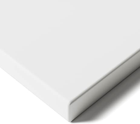 Desktronic Tischplatte 160x80 cm Schreibtischplatte – Perfekt für höhenverstellbare Schreibtische, Esstische und mehr – Made in Europe – 25 mm stabile Tischplatte langlebig (Weiß)
