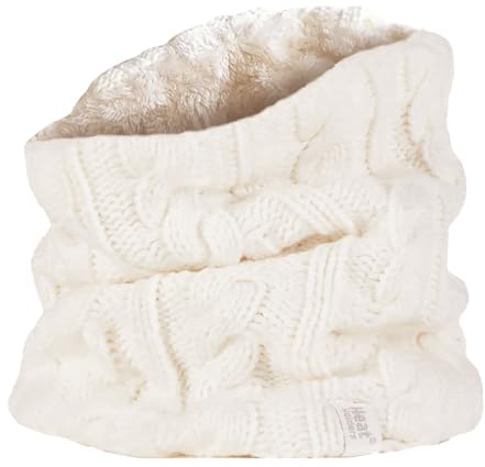 HEAT HOLDERS - Women's Thermal Winter Neck Warmer - 3.5 tog - One size (Cream)