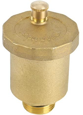 Brass Automatic Bleed Valve 1/2 External Thread for Solar Water Heater Overpressure Valve Tools Bleeding Valve