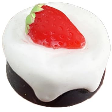 AOOOWER Bijoux élégants en forme de dessert - Anneaux d'ouverture réglables uniques, 3.9x3.12in, résine acier inoxydable, Aucune pierre précieuse