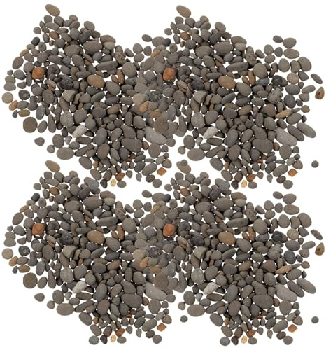 TOYANDONA Miniature Decorative Stones 2-5Mm Dark Grey for Fish Tank and Sand Table Landscape 50G Bag