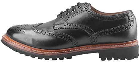 Cotswold Quenington Commando Goodyear Welt Shoe Male Black Size 9