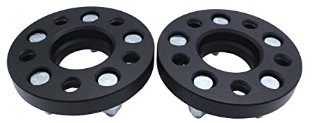 TAKPART 2 Stück 20mm Spurverbreiterung Distanzscheiben Set Ø63,3 5x108 mit 10 Stück Radschrauben M12x1,5 für Ford Focus Mk2 Mk3 ST RS 2005+ ST 225