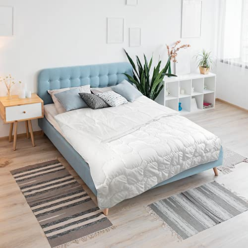 Carpe Sonno 4 Jahreszeiten Bettdecke 155x240cm [Made in Germany] 3-in-1 Bettdecke für Sommer & Winter | Atmungsaktive Winterdecke und Sommerdecke | Steppdecke 155x240 | Ganzjahresdecke