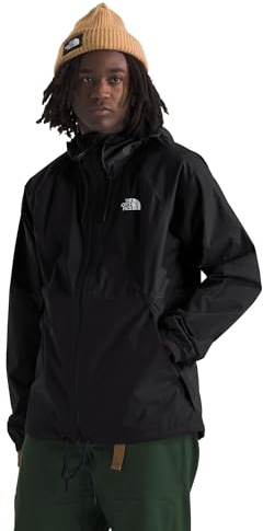 The North Face - Herren Antora Regenjacke mit Kapuze - Wasserdicht, Winddicht, Atmungsaktiv - DryVent-Obermaterial - Recycelte Materialien-TNF Black-NPF, S