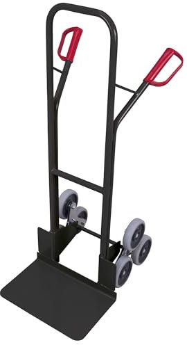 Treppenkarre mit TPE-Bereifung Höhe 1310 mm Schaufelbreite 480 mm anthrazit