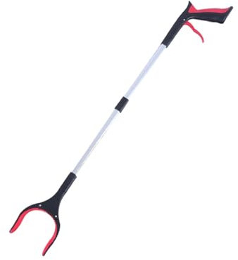 Pinza Prensile 2 pz Raccoglitore di Rifiuti Grabber Strumento Grabber Raggiungendo Strumento Pieghevole Telescopico Grabber Raggiungendo Strumento di Aiuto Pieghevole Pinza Extender Per Anziani(Red)