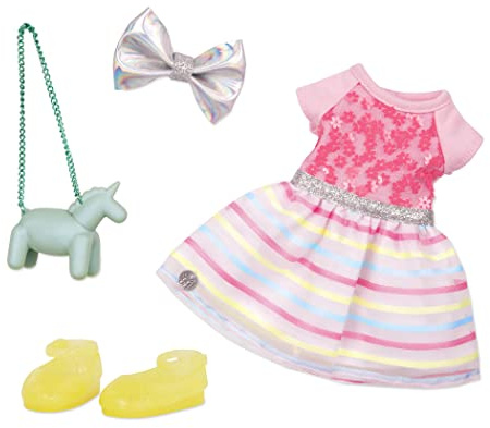 Glitter Girls – 14-Inch Doll Clothes – Shiny Flowers in Bloom Outfit – Toys, Clothes & Accessories for Girls 3 – Year – Old & Up, Pink