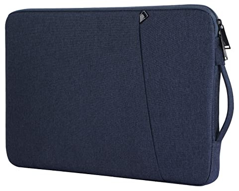 Chelory 15.6 Inch Laptop Sleeve for 16 Inch MacBook Pro Max 2019-2026, 15.6 Inch Laptop Case Notebook Ultrabook Computer Water Resistant Shockproof Protective Cover Bag with Handle, Dark Blue