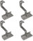 4X A2 Dachhaken 3-fach verstellbar-A2 Edelstahl V2A PV Photovoltaik Solar Montage Solarpanel Dachhalterung Dachhalter Solar Solarmodul befestigung set Dach Halterung Dachhacken Haken roof hook 140mm