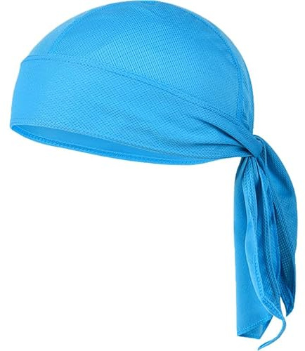 VIAUMBR Bandana Deportiva para Hombre y Mujer, Gorra Ligera y Transpirable Bajo Casco, Turbante para Usar Debajo del Casco, Pirata, Cocina, Excursiones, Trekking, Bici, Moto, Barco, Se seca