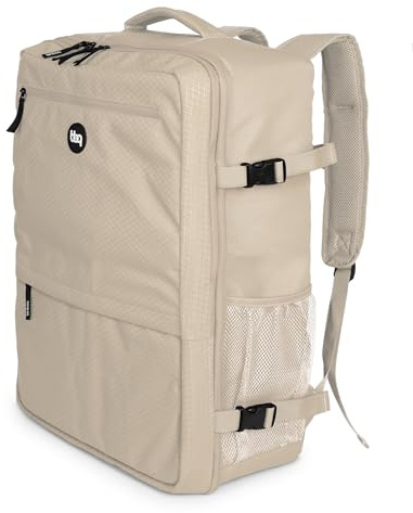 Huvudstadsväska Blnbag M6 – bagageryggsäck 55 x 40 x 20 cm resa ryggsäck laptopfack, flygplan reseryggsäck robust, kabinväska max. 44 l