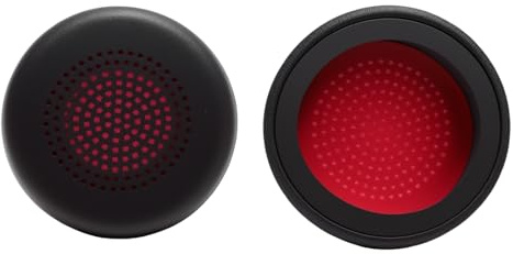 TNSLAND 2 Pezzi Cuscinetti Auricolari di Ricambio – Pad in Pelle Proteica e Memory Foam, Compatibili con Evolve2 65, Ricambi per Cuffie Cuffie e Auricolari Over-Ear