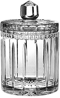 barski Handmade and Handcut Crystal Cookie Jar/Candy Box, 8H, 1 Litre, 34 oz, Made in Europe