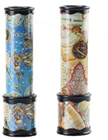 Tomaibaby 2 Stück Kinder Kaleidoskop Spielzeug Klassische Welt Kaleidoskop Pädagogische Kaleidoskop Spielzeug Geschenk für Jungen Mädchen