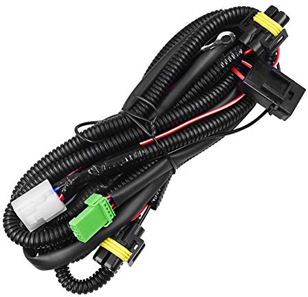 HUIQIAODS H11 Nebelscheinwerfer Schalter Kabelbaum Kit Relais Wasserdicht für to-yota elan-tra peu-geot